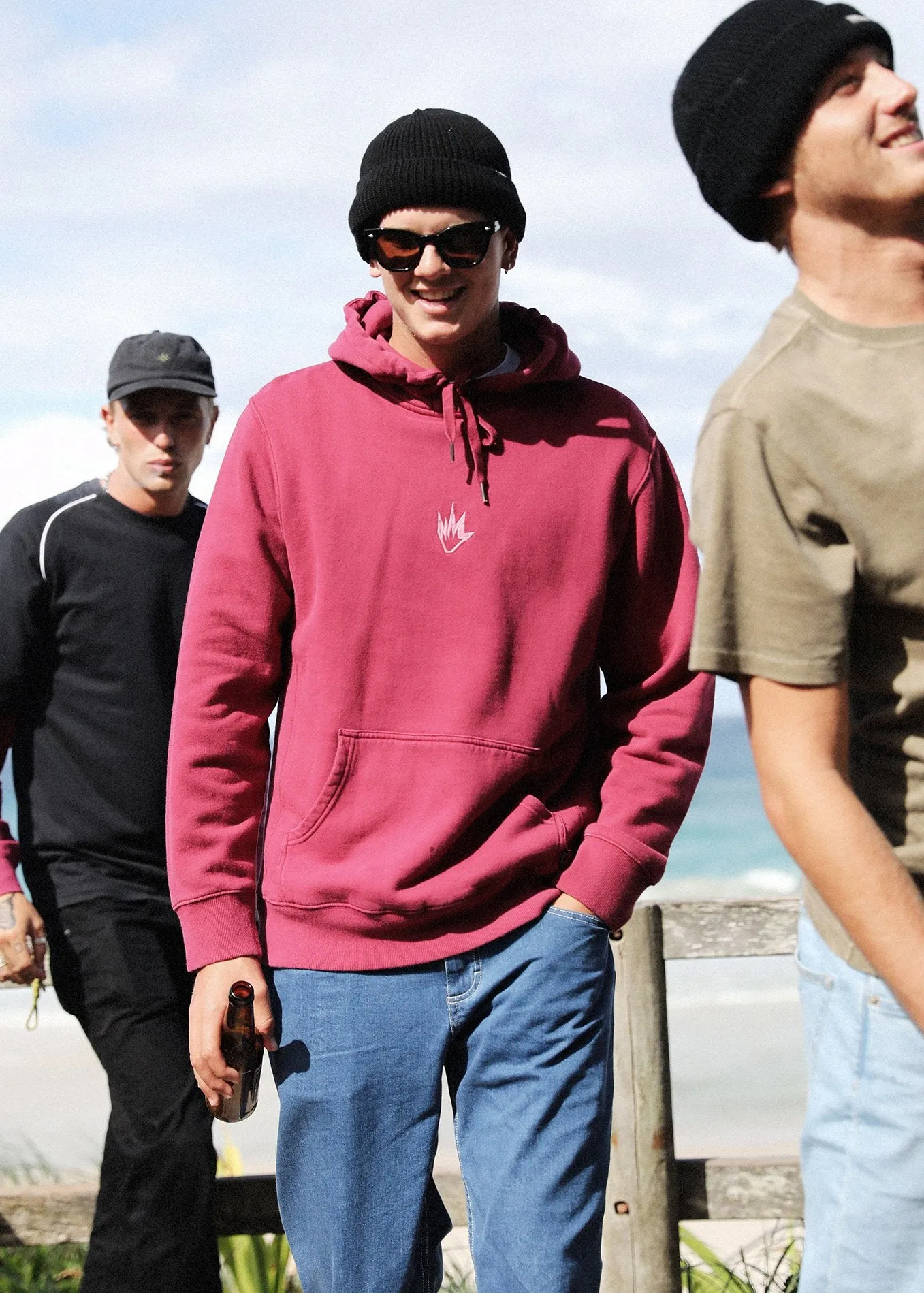 Afends Mens CF Flame - Pull On Hood