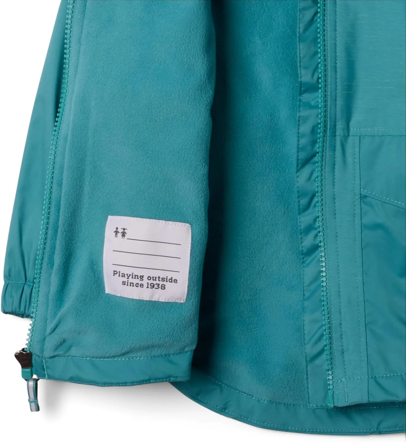 Columbia Girls' Rainy Trails Ii Fleece Lined Jacket