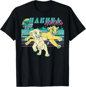 Disney Lion King Retro Simba & Nala 90s Hakuna Matata T-Shirt
