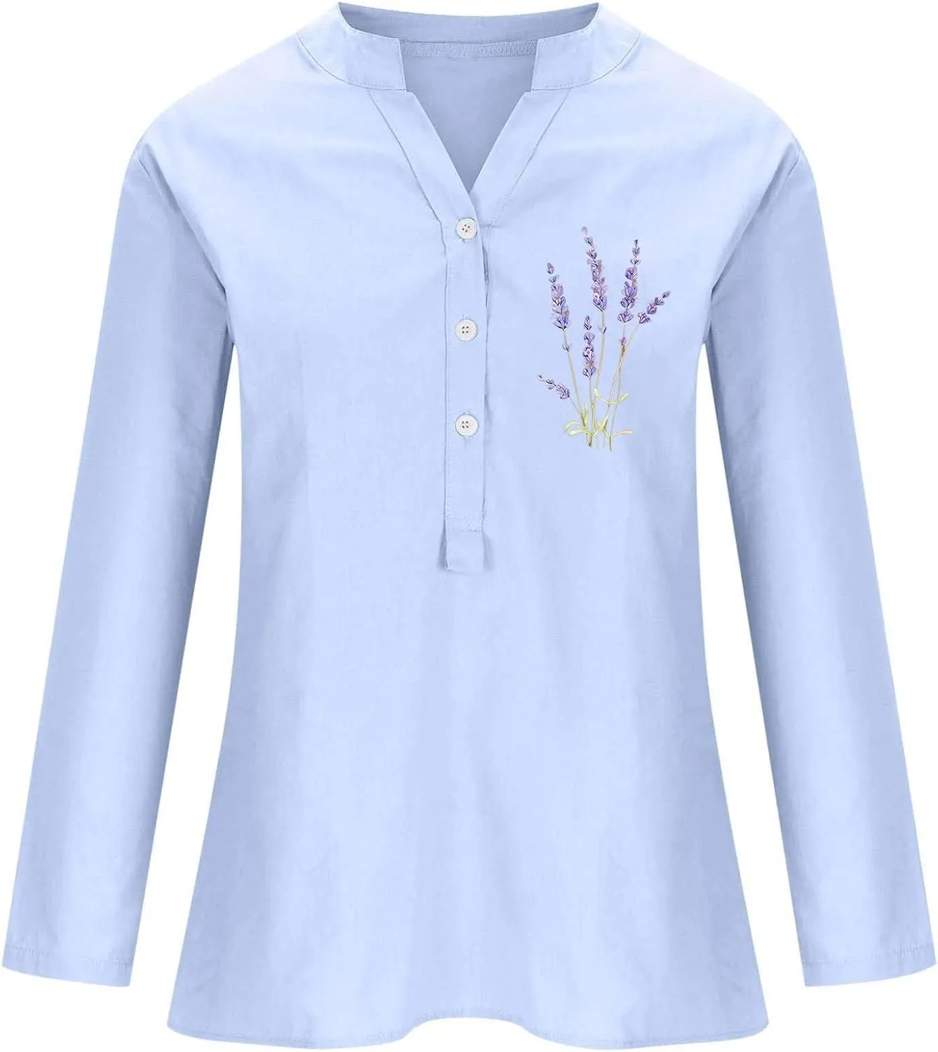 Linen Button Down Shirt Women with Gradient Letter Printed Pockets and Hooded Casual Collared Blouses Loose Fit