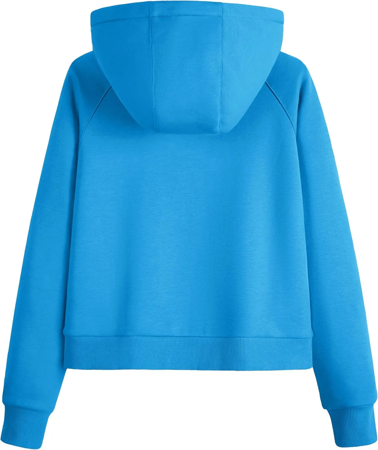 MAGCOMSEN Women's Half Zip Cropped Sweatshirts Fleece Lined Hoodie Quarter Zip Pullover Activewear Sweater with Pockets