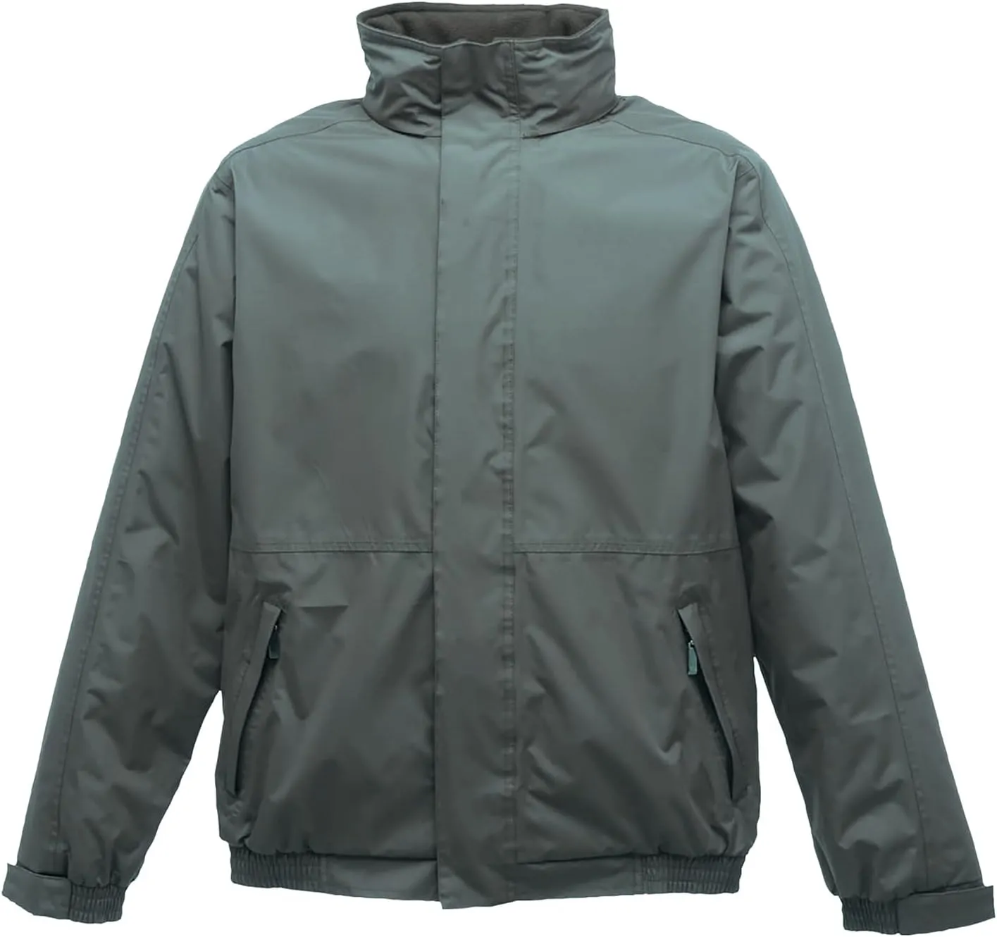 Men's Waterproof Fleece-Lined Bomber Jacket with Concealed Hood