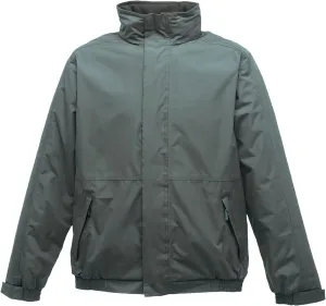 Men's Waterproof Fleece-Lined Bomber Jacket with Concealed Hood