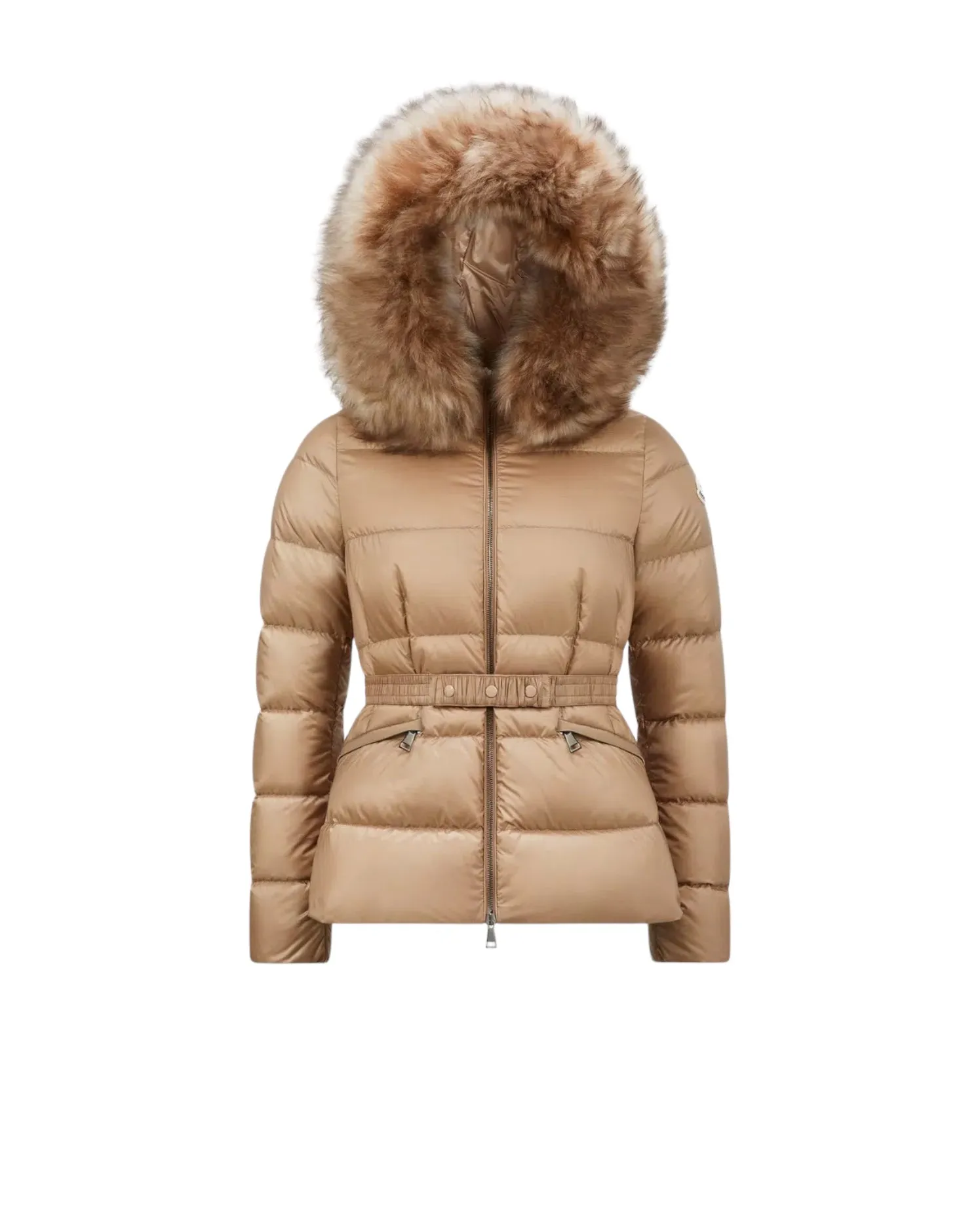 MONCLER BOED SHORT DOWN JACKET BEIGE