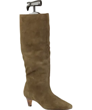 Next Green Straight Knee High Suede Boots UK 5 EU 38 👠