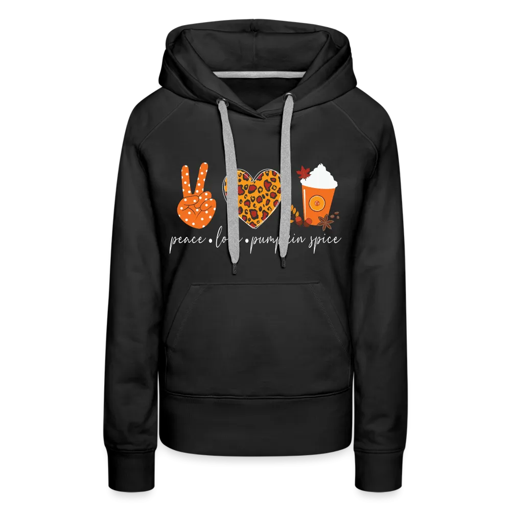 Peace Love Pumpkin Spice Women’s Premium Hoodie