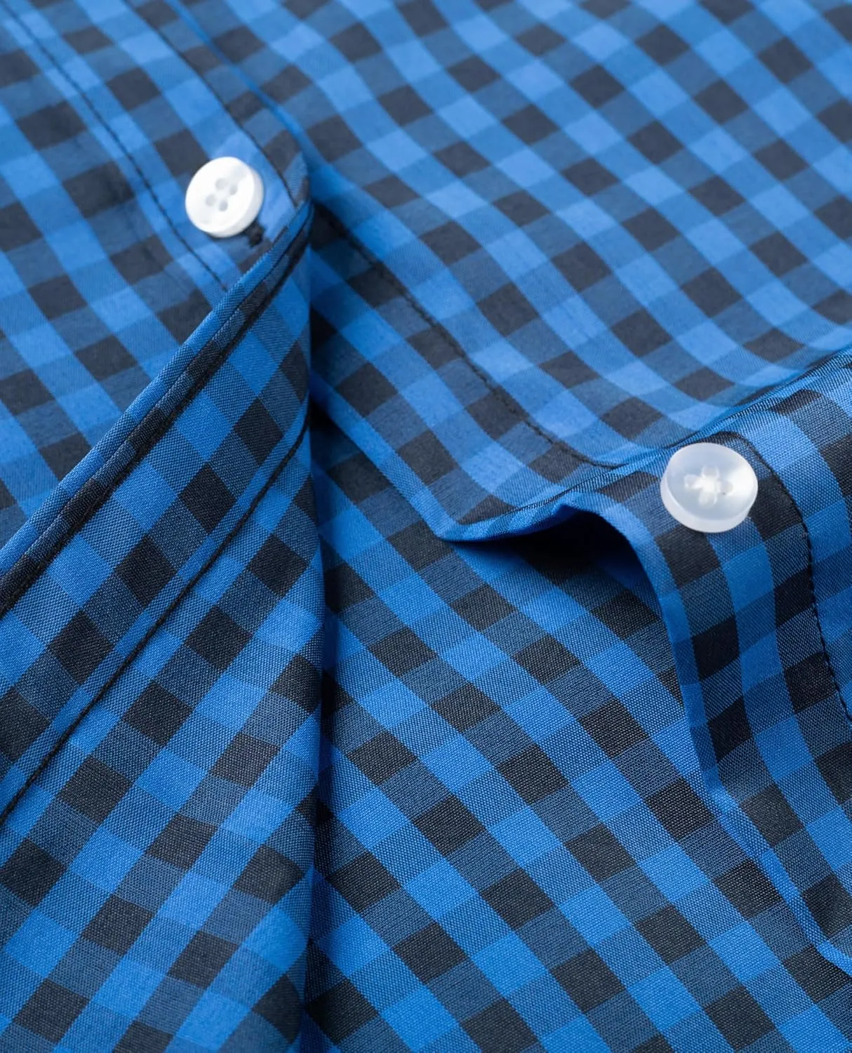 siliteelon Womens Plaid Dress Shirts Long Sleeve Button Down Wrinkle-Free Stretch Solid Casual Work Office Blouse Top