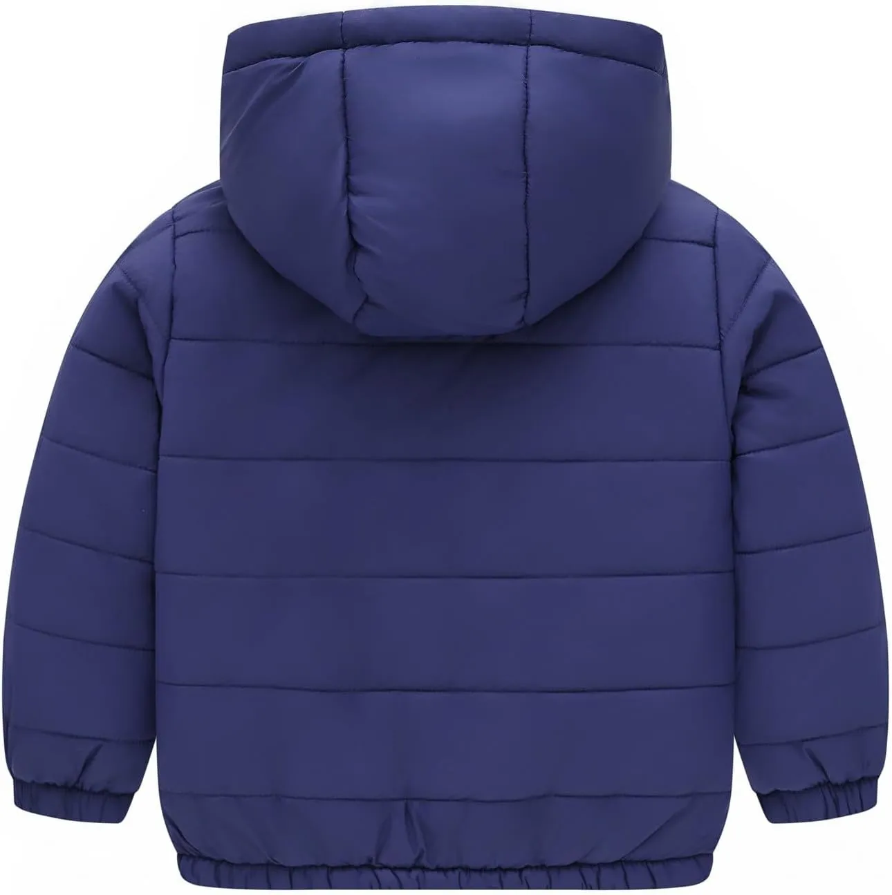 Toddler Boys Down Jacket Fur Hood Thick Warm Winter Coat Parka Fleece Lined Quilted Padded Outerwear