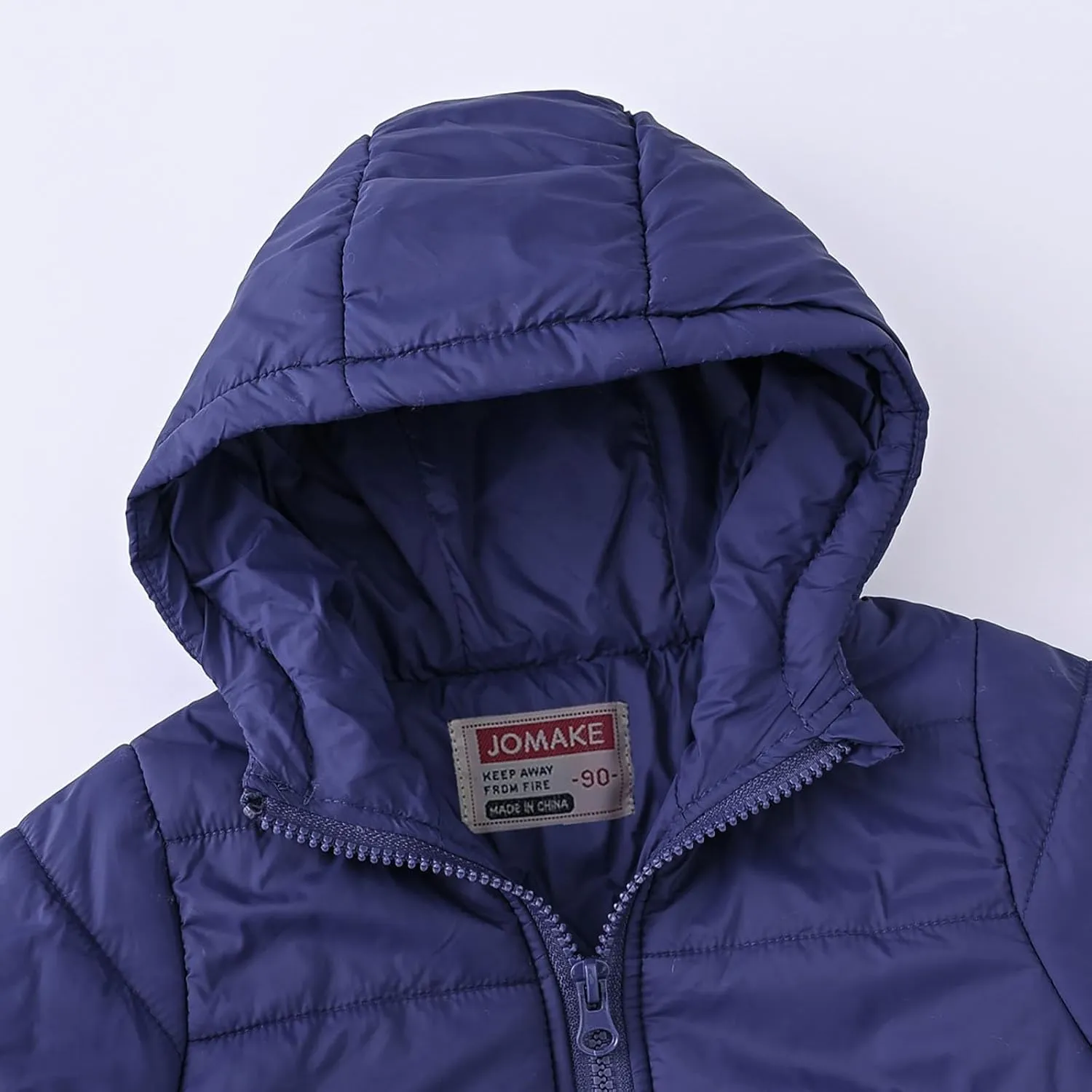 Toddler Boys Down Jacket Fur Hood Thick Warm Winter Coat Parka Fleece Lined Quilted Padded Outerwear