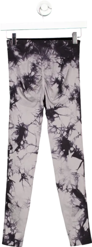Unbranded Black Tie-Dye Leggings UK S
