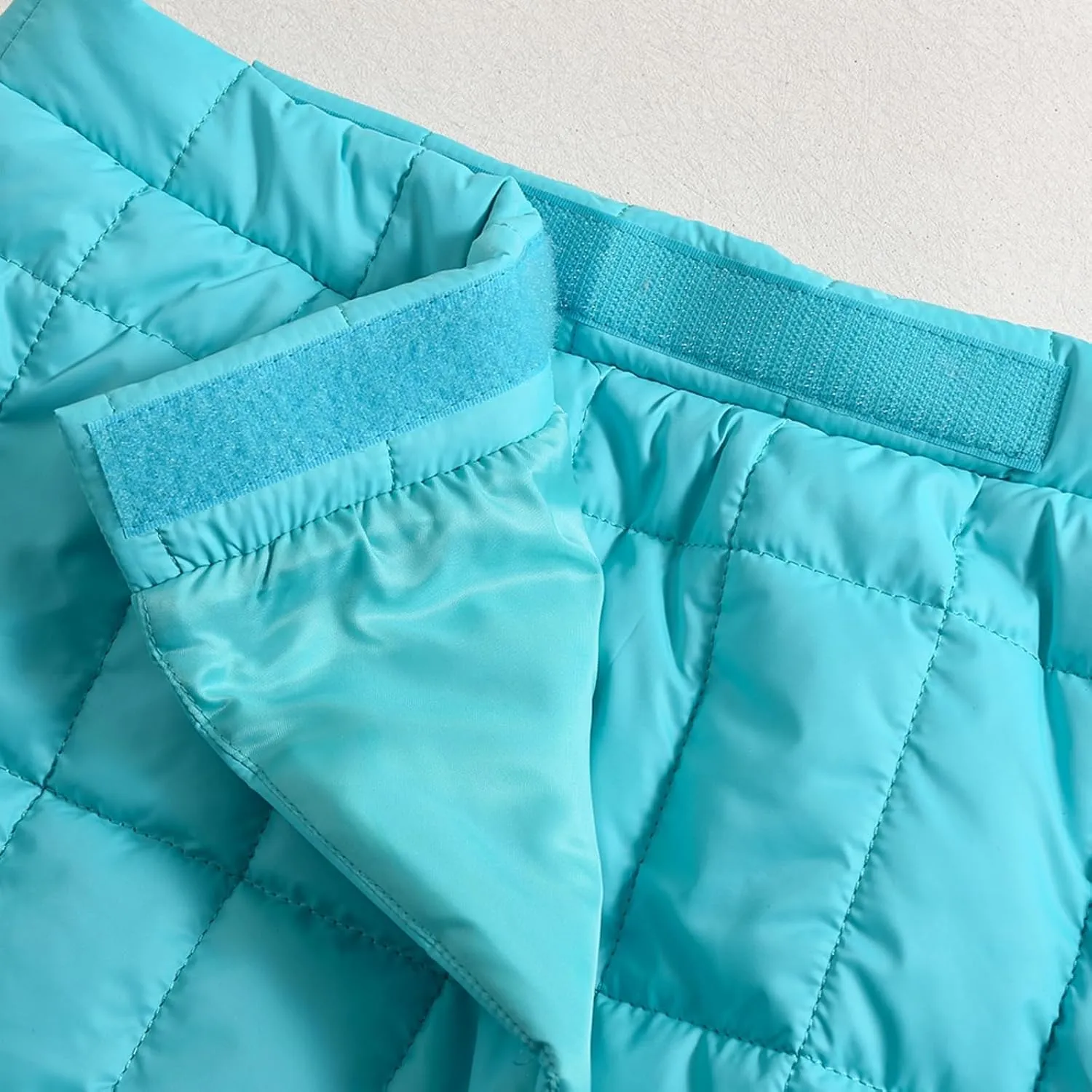 Women Winter Fashion High Waist Quilted Puffer Midi Wrap Pencil Skirts with Slit