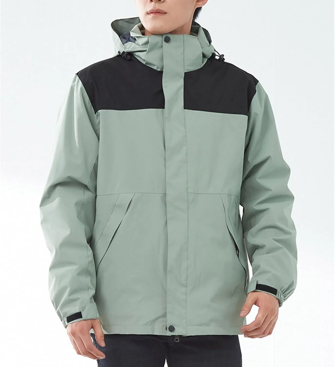 Women's 3 In 1 Winter Coat Waterproof Jacket with Removable Lining Women Warm Mountain Windbreaker Hooded Jacket